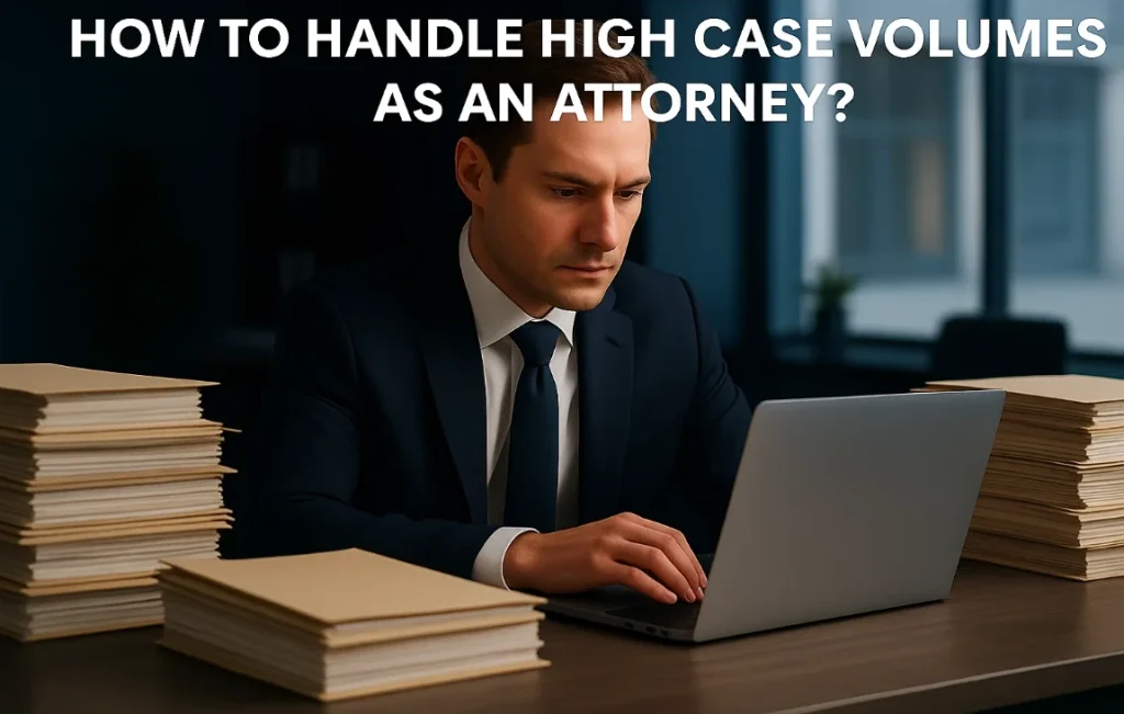 How To Handle High Case Volumes as an Attorney?